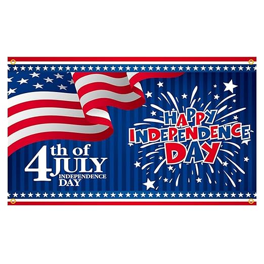 stormflag 7 月 4 日独立日美国爱国纪念花园旗帜装饰